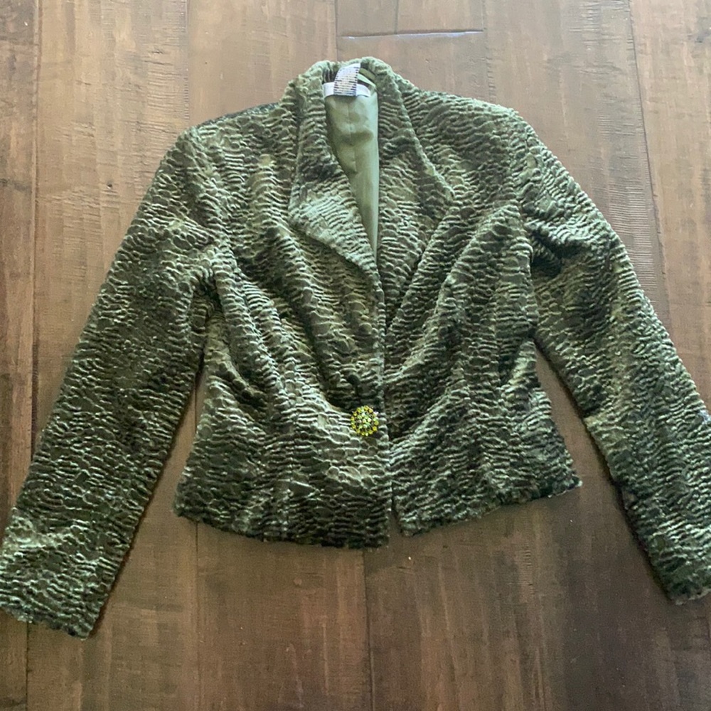 Christmas velvet blazer